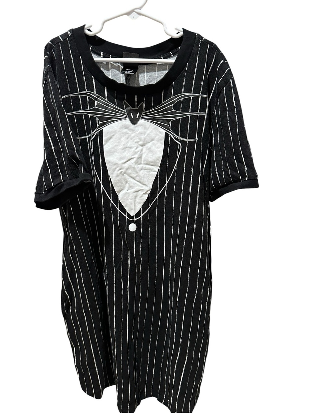 Disney The Nightmare Before Christmas Jack Skeleton Striped Dress